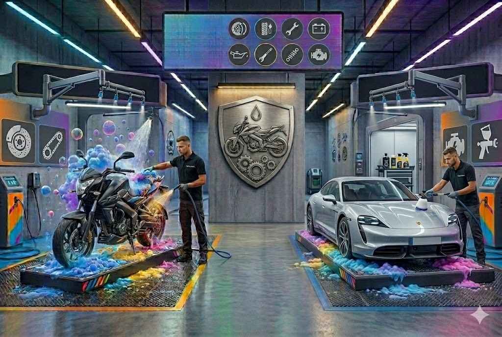 Bike And Car Washing Center services in Modasa